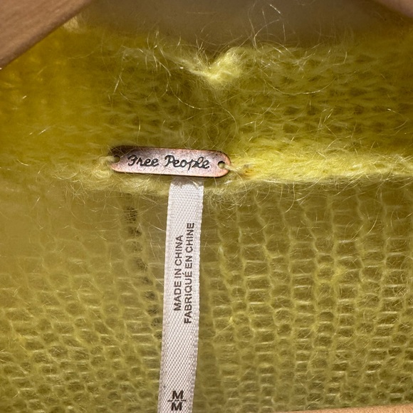 Free People Yellow Lightweight Knit Cardigan - Picture 2 of 5